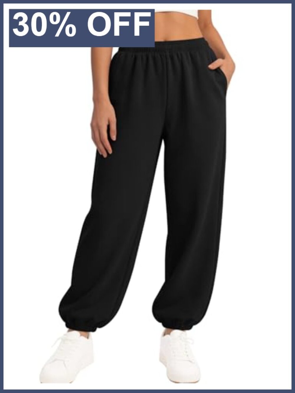 Fleece Sweatpants Baggy Wide Leg Joggers Gym Workout Running